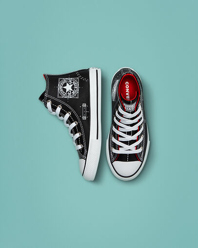 Future Utility Chuck Taylor All Star Nero/University Red/Bianco, Top and Side View