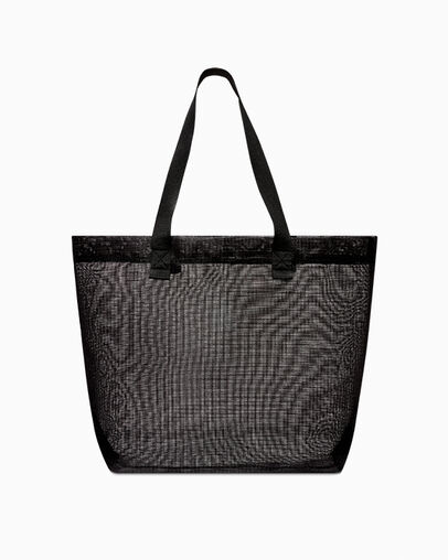 All Star Patch Print Mesh Tote Noir Converse, Detail View