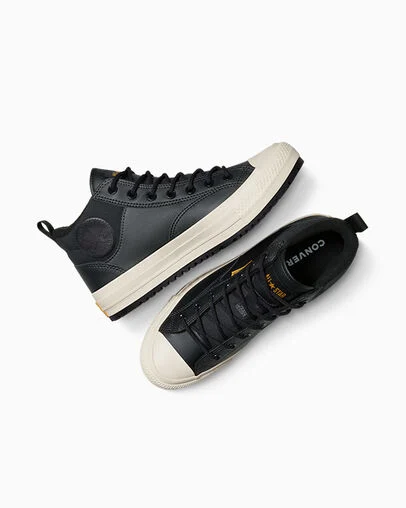 Chuck Taylor All Star Malden Street Water Repellant Boot Total Eclipse/Black, Angled View