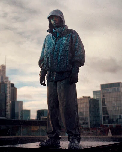 Converse x Patta Rain Jacket Black Gradient