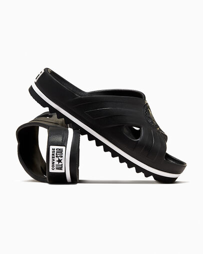 Chuck Taylor All Star Sandal Lite CX Negro/Blanco/Negro, Detail Angle View