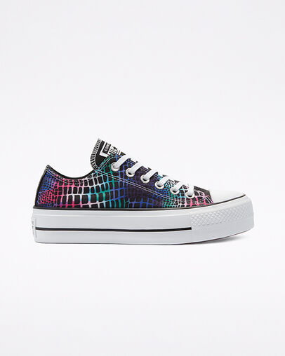 Chuck Taylor All Star Lift Platform Digital Daze Black/Hyper Pink/White, Outer Side View