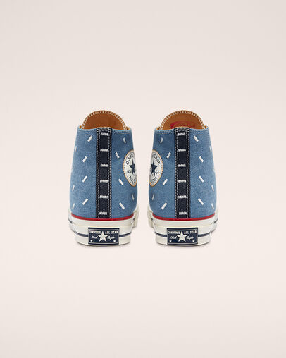 Chuck 70 Indigo Boro Blue/Egret/Midnight Navy, Heel View