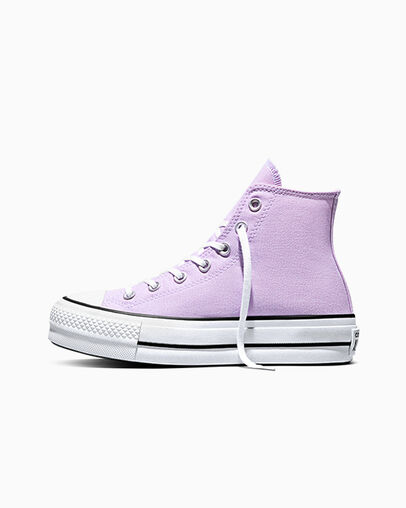 Chuck Taylor All Star Lift Platform Lavender Latte/White/Black, Inner Side View