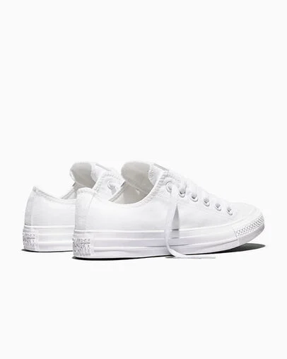 Chuck Taylor All Star White Monochrome, Heel View