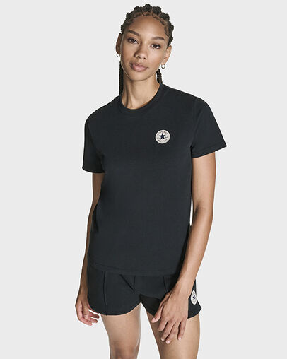 Chuck Taylor Patch T-Shirt Black, Back View