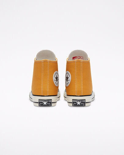 Chuck 70 Vintage Canvas Sunflower/Black/Egret, Heel View