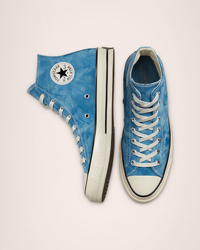 Chuck 70 Summer Daze Aegean Storm/Egret/Black, Top and Side View