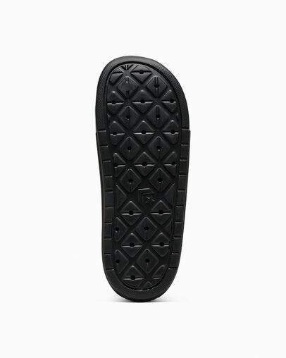Converse Essential Slide Zwart/Zwart/Zwart, Outsole View