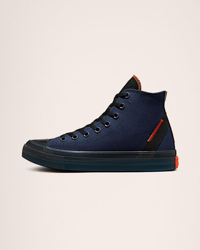 Chuck Taylor All Star CX Canvas and Polyester Midnight Navy/Black/Wild Mango, Inner Side View