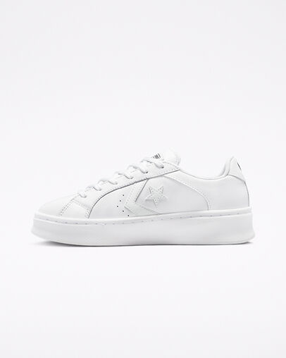 Pro Leather Lift Platform White/White/White, Inner Side View