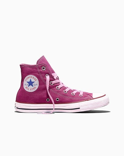 Chuck Taylor All Star Dip Dye Wide Width Sporty Berry Dyed, Outer Side View