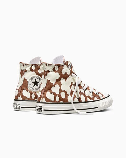 Chuck Taylor All Star Deer Unearthed/Egret/Vintage White, Heel View