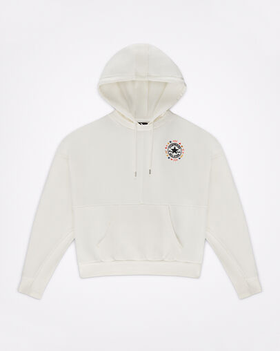 Chuck Taylor Wander Hoodie Egret, Front View