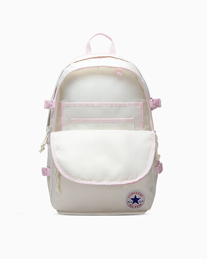 Straight Edge Backpack Egret, Detail View