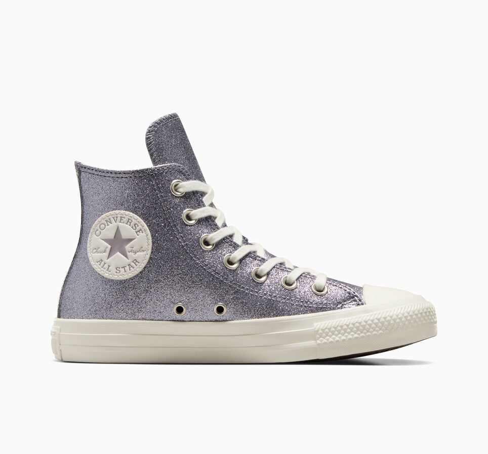 Chuck Taylor All Star Glitter Gunmetal/Egret/Egret