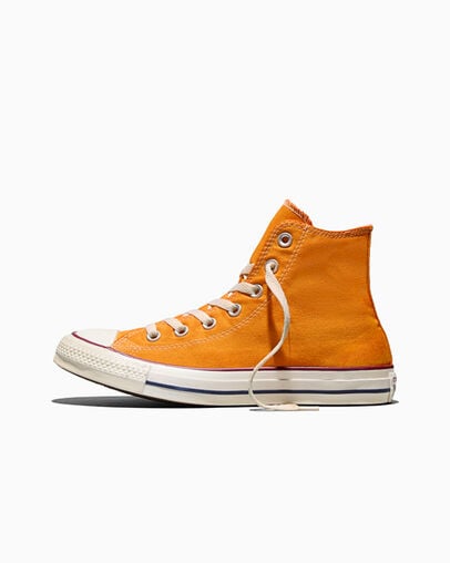 Chuck Taylor All Star Dip Dye Wide Width Orange Dust Dyed, Inner Side View