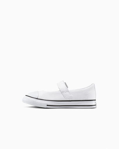 Chuck Taylor All Star Dainty Mary Jane Blanc/Noir/Blanc, Inner Side View