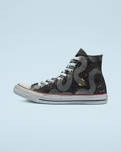 Tattoo Chuck Taylor All Star Black Snake-Tattoo, Inner Side View