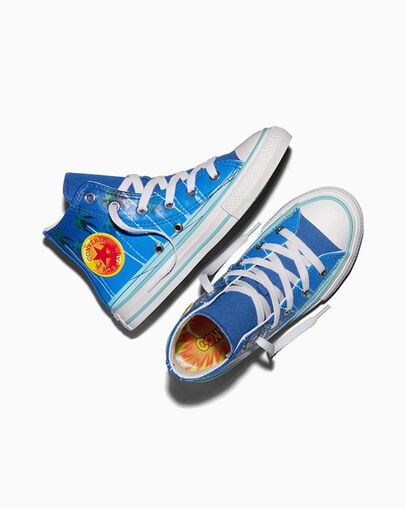 Converse Chuck Taylor All Star x Dragon Ball Z Fusion Leisure Time/White/Lapis Blue, Angled View
