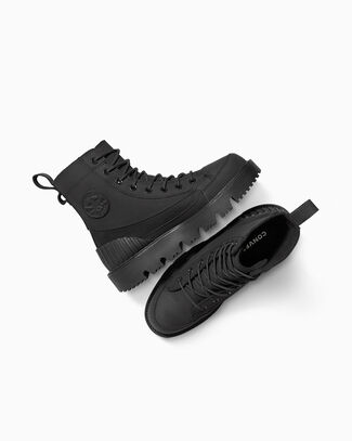 Converse Chuck 70 Rugged Waterproof Boot High-Top Shoe Leather In Black, Size 10 - A14672C