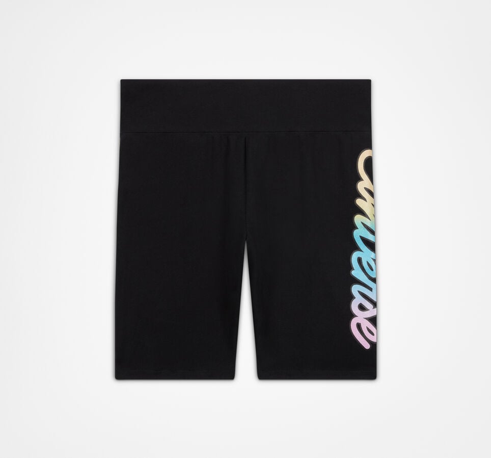 Glitter Script High Rise Bike Shorts