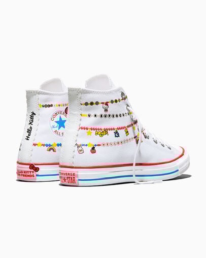 Converse x Hello Kitty And Friends Chuck Taylor All Star Charmed White/Red/Yellow, Heel View