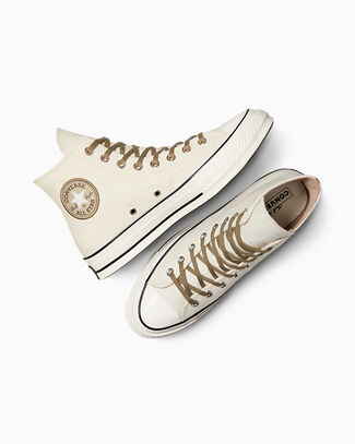 Converse Chuck 70 High 'Houndstooth Lining - Egret Swamp Core' | Cream | Men's Size 3.5 - A13290C