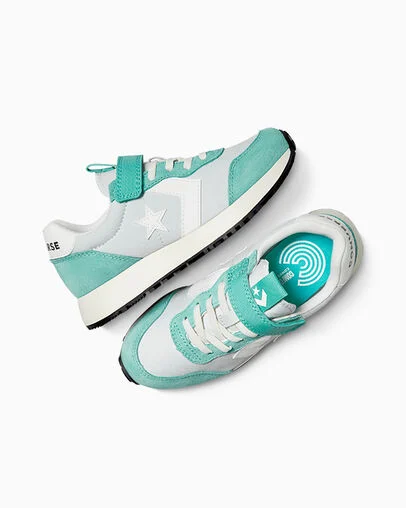 Converse Omega Trainer Easy-On Archive Sea Green, Angled View