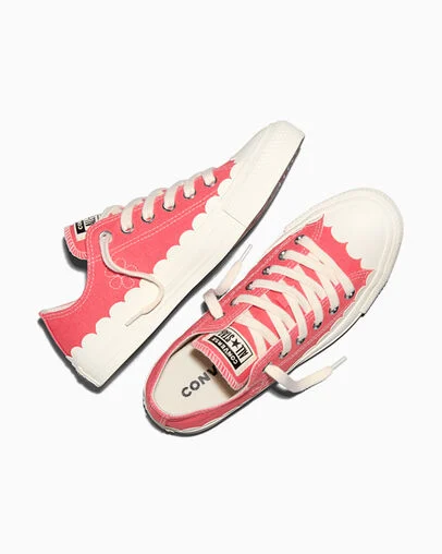 Chuck Taylor All Star Petal Pop Cherry Balm/Egret/Egret, Angled View