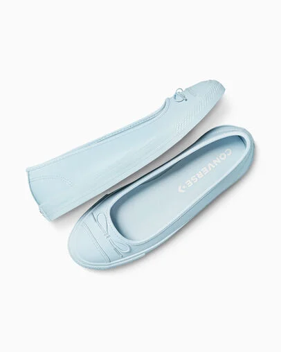 Chuck Taylor All Star Dainty Ballerina Slip On Blue Supermoon/Blue Supermoon, Angled View