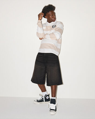 Converse Chuck Taylor All Star Throwback Hi Black Vintage White — foto 5
