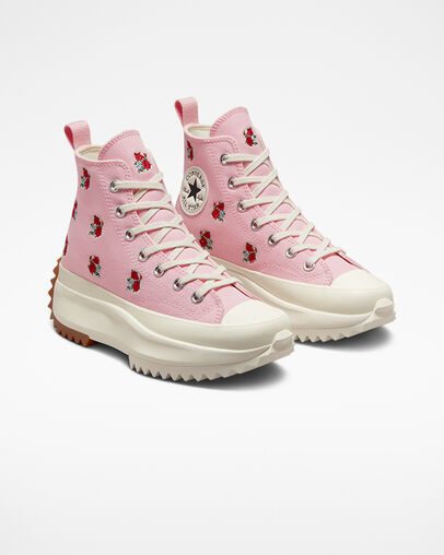 run star hike converse embroidered floral