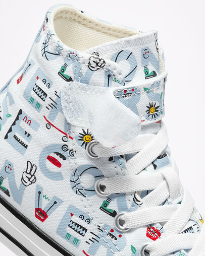 Chuck Taylor All Star Easy-On Converse Creatures White/Natural Ivory, Detail Angle View