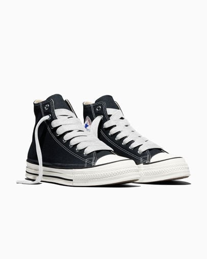 Converse Chuck Taylor All Star Throwback Hi Black Vintage White — foto 7