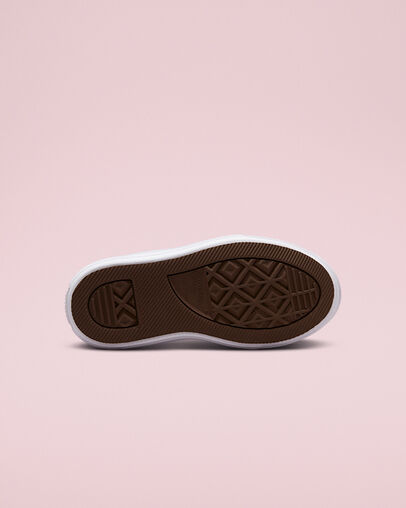 Chuck Taylor All Star Move Platform Paper Floral Washed Indigo/Pink Zest/White, Outsole View