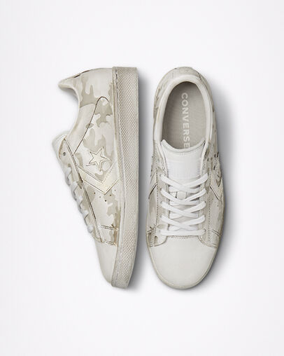 Laser Camo Pro Leather LTD Camuflaje gris y blanco, Top and Side View