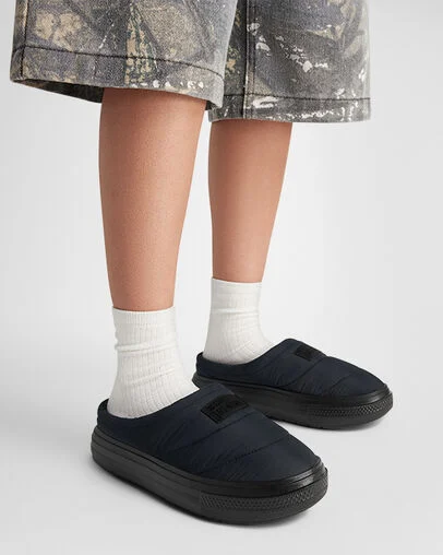 Chuck Taylor All Star Elements Mule Black/Black/Black, Reflective View