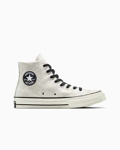 Chuck 70 Web-Weave Egret/Light Dune/Black, Outer Side View