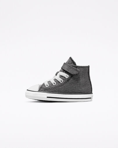 Chuck Taylor All Star Easy-On Glitter Black/Lt Armory Blue/White, Inner Side View