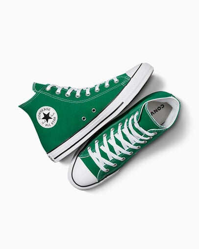 Chuck Taylor All Star Amazon Green/White/White, Angled View