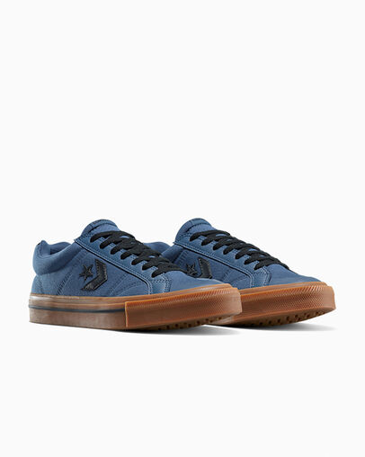 Converse Sport Casual Slacker Blue/Black/Gum Honey, Top and Side View