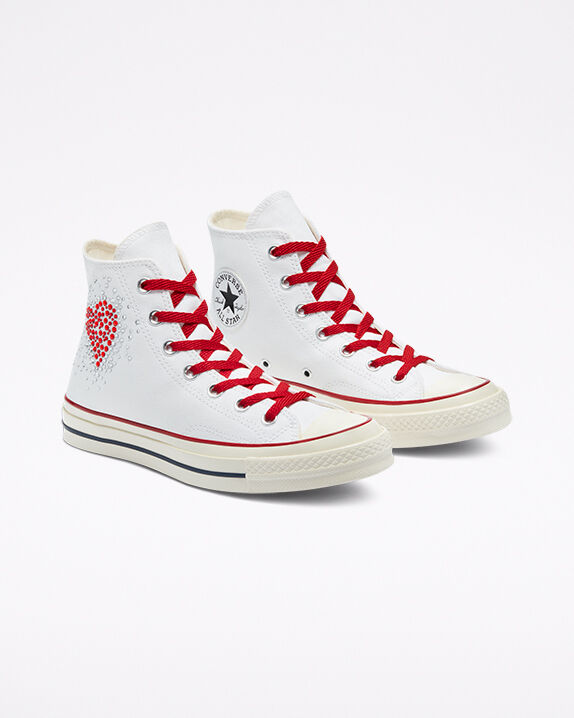 tall red converse