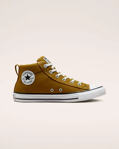 Chuck Taylor All Star Street Canvas Dark Wheat/White/Black, Outer Side View