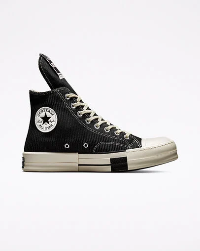 Converse x DRKSHDW DRKSTAR Chuck 70 Black/Egret/Black, Outer Side View