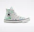 Chuck Taylor All Star Washed Florals Egret/Spring Green/Black