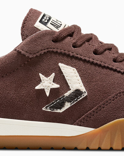 Run Star Trainer Pony Hair Totally Fudged/Egret/Gum Honey, Detail Angle View