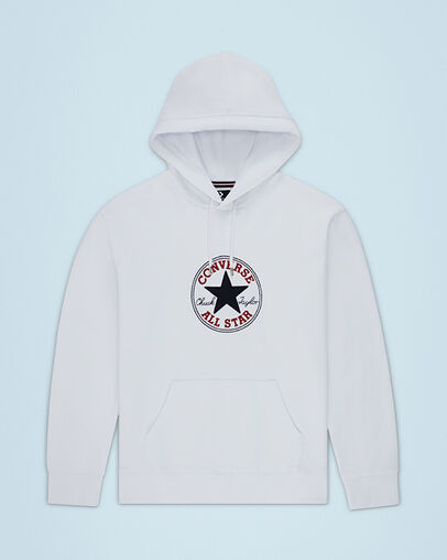 Hoodie Chuck Taylor classique Blanc, Front View