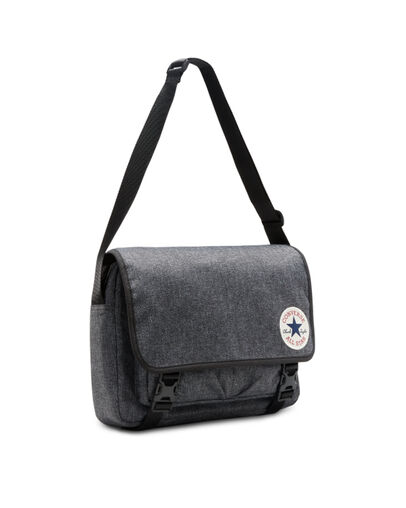 Chuck Taylor Messenger Bag Converse Black/Heather Black, 3/4 View