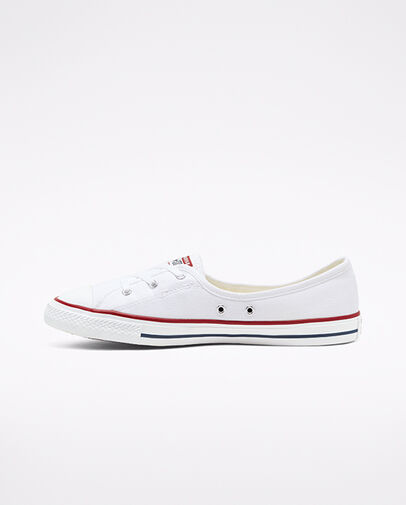 Ballet Lace Chuck Taylor All Star Slip Wei&szlig;/Garnet/Navy, Inner Side View